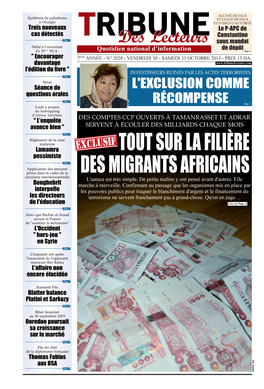 Tout Sur La Filière Des Migrants Africains (Recette Marocaine) L'astuce Est Très Simple