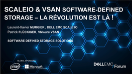 Scaleio & Vsan Software-Defined Storage