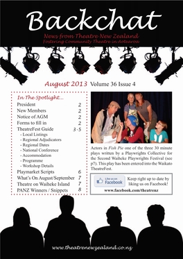 August 2013 Volume 36 Issue 4