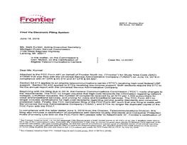 Frontier's Network Is Engineered to Provide Maximum Capacity in Order to Handle Excess Traffic in the Event of Traffic Spikes Resulting from Emergency Situations