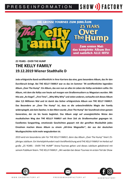 THE KELLY FAMILY 19.12.2019 Wiener Stadthalle D