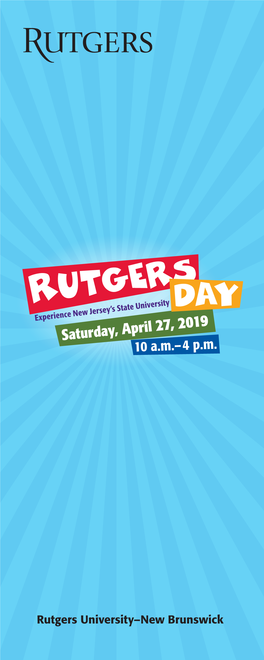 Rutgers Day Program Booklet