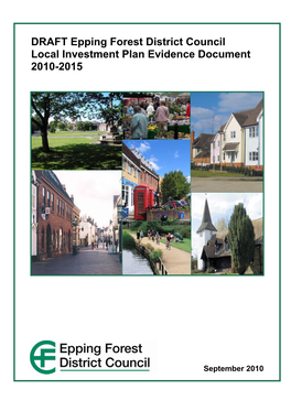 DRAFT Epping Forest District Council Local Investment Plan Evidence Document 2010-2015