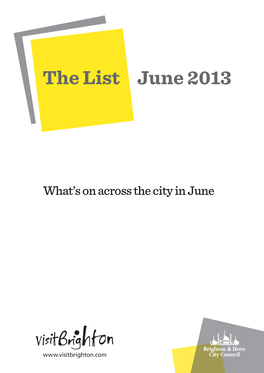 The List June 2013