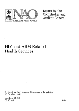 HIV and AIDS Related Health Services