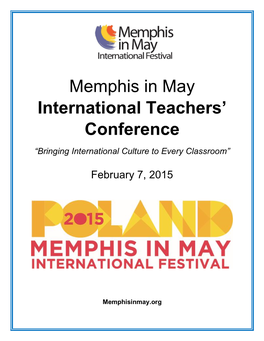 International Teachers' Conference Materials