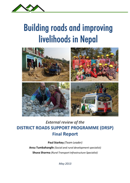 Building Roads and Improving Livelihoods in Nepal