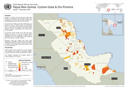 Papua New Guinea: Cyclone Guba & Oro Province