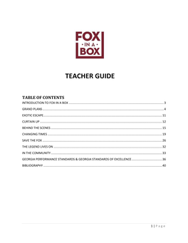 Teacher Guide