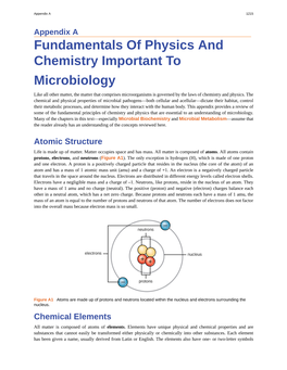 Fundamentals of Physics and Chemistry Important to Microbiology