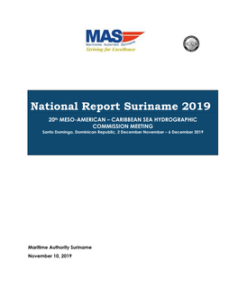 National Report Suriname 2019