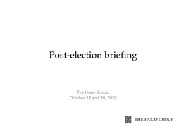 Post-Election Briefing