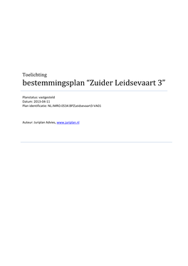 Zuider Leidsevaart 3”