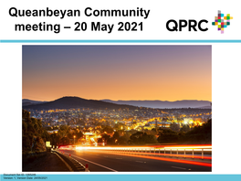 Queanbeyan Community Meeting – 20 May 2021