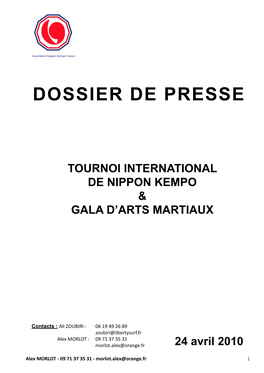 Nippon Kempo Dossier De Presse.Pdf