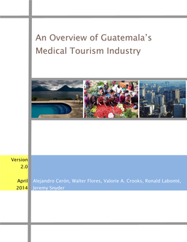 An Overview of Guatemala's Medical Tourism Industry