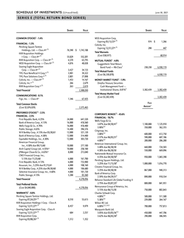 Total Return Bond Series)