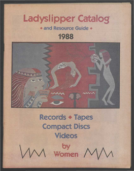 Ladyslipper Catalog • and Resource Guide • 1988