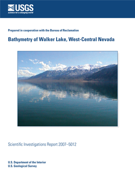 Bathymetry of Walker Lake, West-Central Nevada