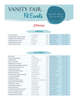 Fit Events April 27