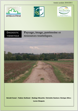 Paysage, Image, Patrimoine Et Ressources Touristiques