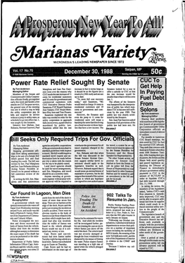 Ar1anas• MICRONESIA's LEADING NEWSPAPER SINCE 1972 ·:-