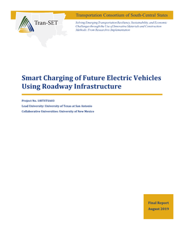 Smart Charging of Future Electric Vehicles Using Roadway Infrastructure