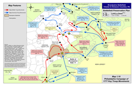 Map Features Map 1.10 Philadelphia Campaign Of