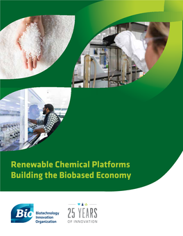 Renewable Chemical Platforms Building the Biobased Economy SAVE the DATE