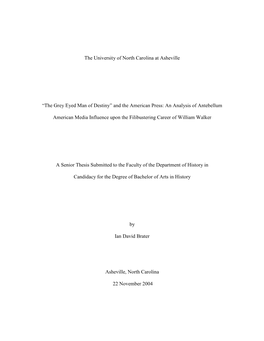 “The Grey Eyed Man of Destiny” and the American Press: an Analysis of Antebellum