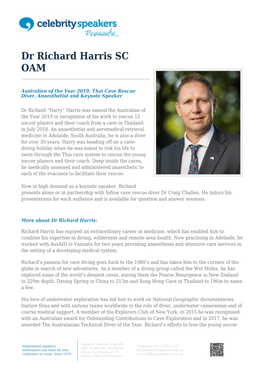 Dr Richard Harris SC OAM