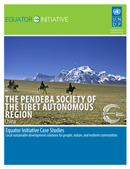 The Pendeba Society of the Tibet Autonomous Region