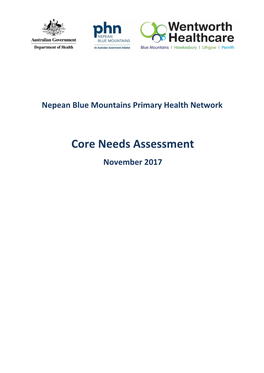 Core Needs Assessment 2017