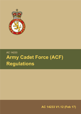 Army Cadet Force (ACF)