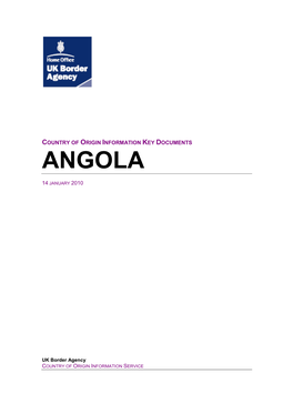 Angola Key Documents.14 January 2010