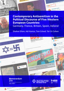 Contemporary Antisemitism in the Political Discourse of Five Western European Countries: Germany, France, Britain, Spain, Ireland