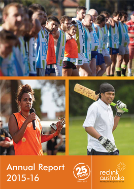 Reclink Annual Report 2015-16