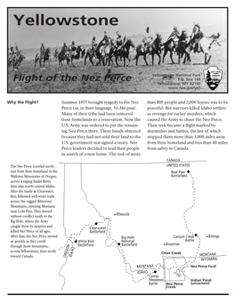 Yellowstone Flight of the Nez Perce