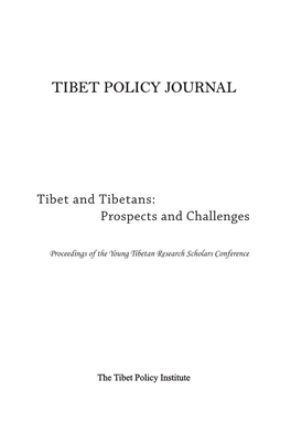 Tibet Policy Journal