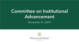 November 21, 2019 Agenda