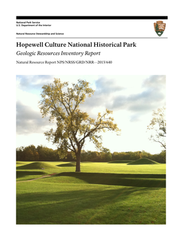 Hopewell Culture National Historical Park Geologic Resources Inventory Report