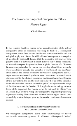 Confucian Ethics: a Comparative Study of Self, Autonomy, And