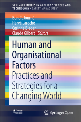 Human and Organisational Factors Practices and Strategies for a Changing World Springerbriefs in Applied Sciences and Technology