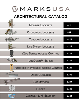 Architectural Catalog
