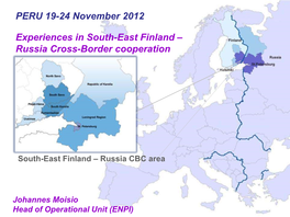 Russian Cross-Border Cooperation