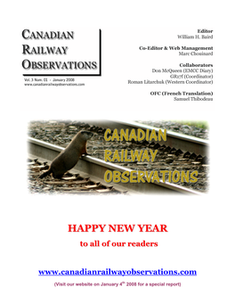 Canadian Railway History