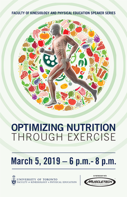 Optimizing Nutrition Through Exercise