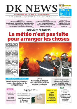 La Météo N'est Pas Faite Pour Arranger Les Choses