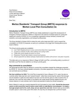 Merton Residents' Transport Group