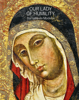 OUR LADY of HUMILITY Barnaba Da Modena